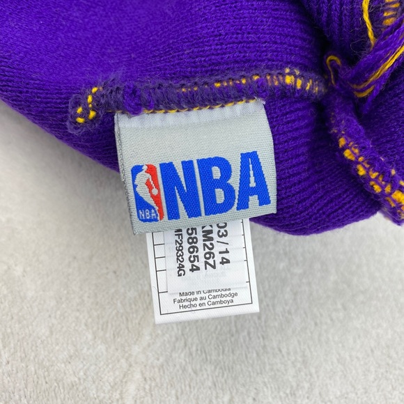 NBA Los Angeles Lakers NBA BEANIE POM WINTER KNIT - Picture 3 of 3